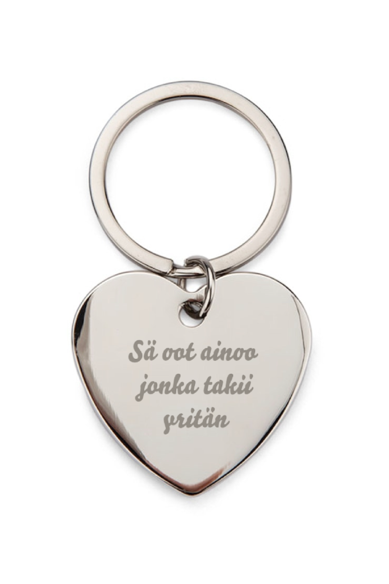 Sä oot ainoo jonka takii yritän avaimenperä / ENNAKKOTILAUS