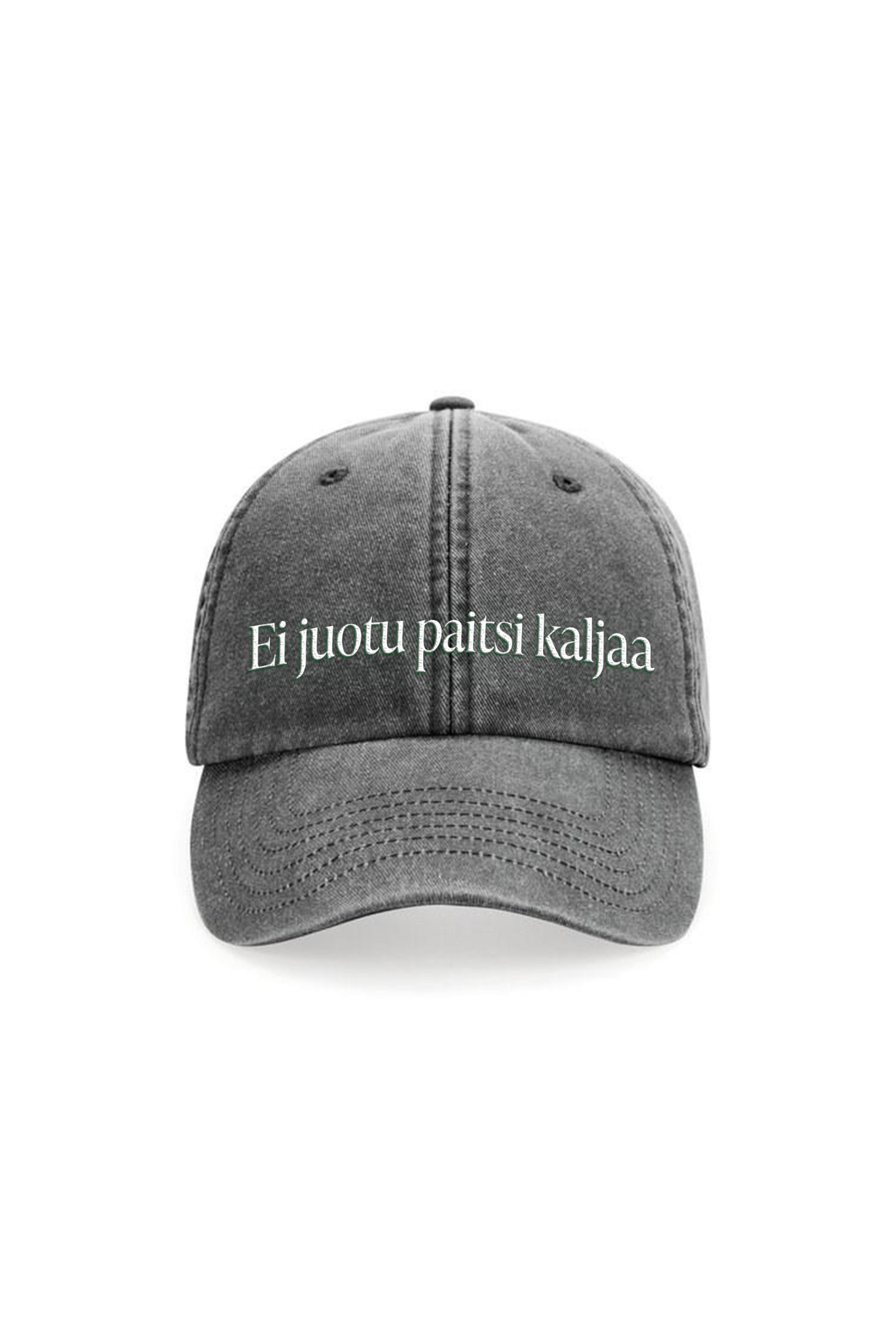 Ei juotu paitsi kaljaa lippis musta