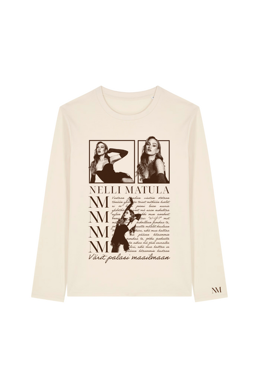 Värit palasi maailmaan longsleeve / ENNAKKOTILAUS