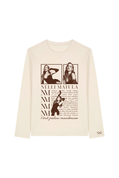 Värit palasi maailmaan longsleeve