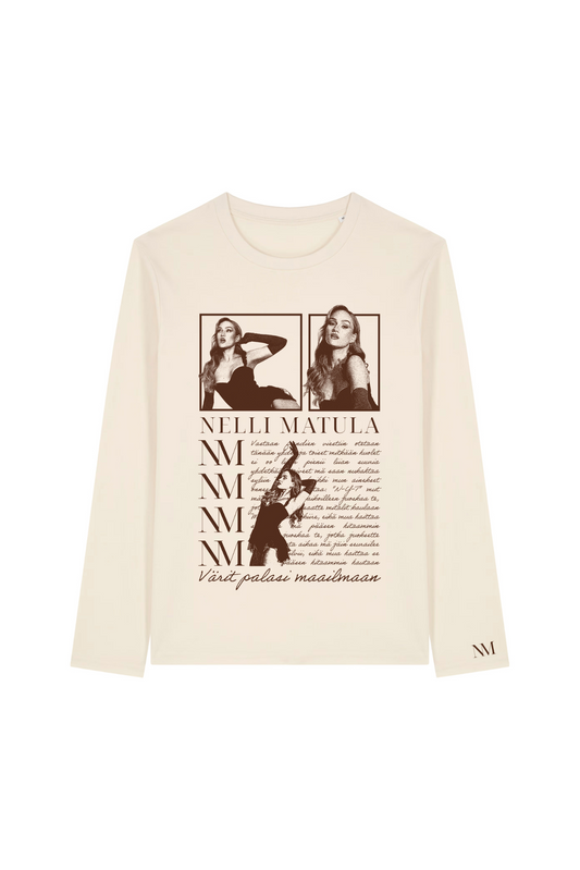 Värit palasi maailmaan longsleeve / ENNAKKOTILAUS