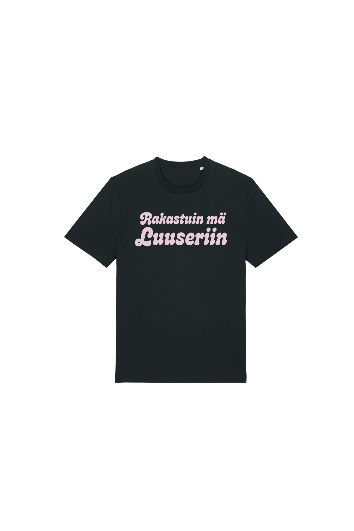 Rakastuin mä luuseriin t-paita musta