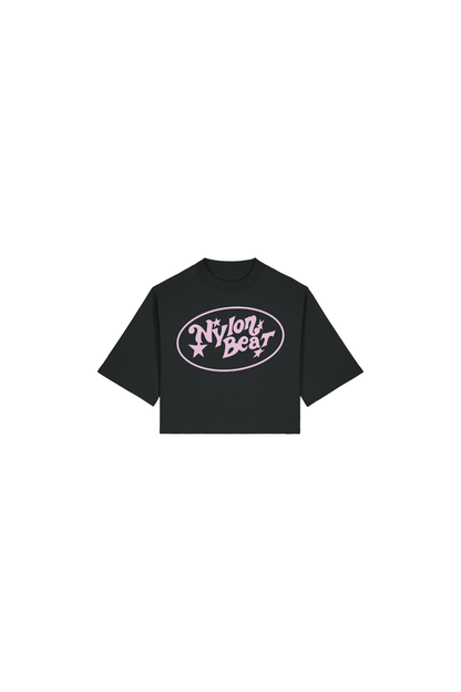 Nylon Beat logo crop top