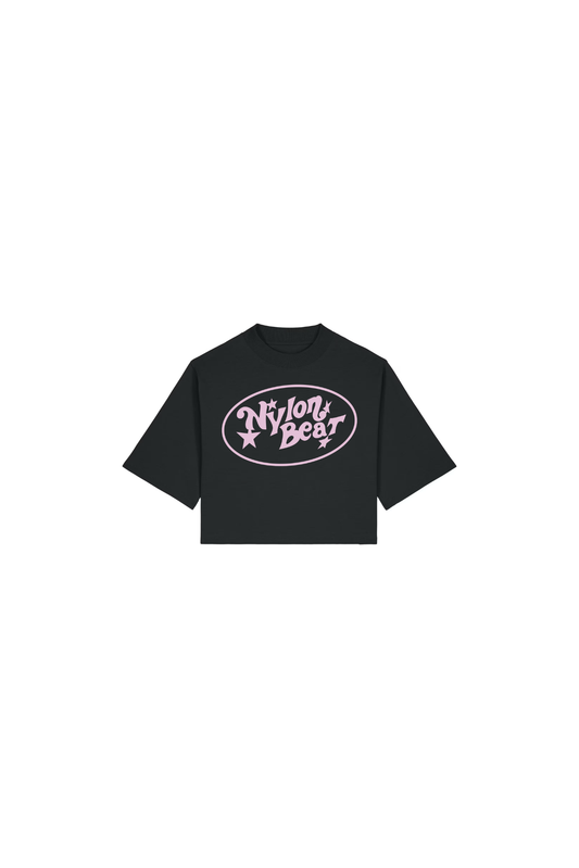 Nylon Beat logo crop top