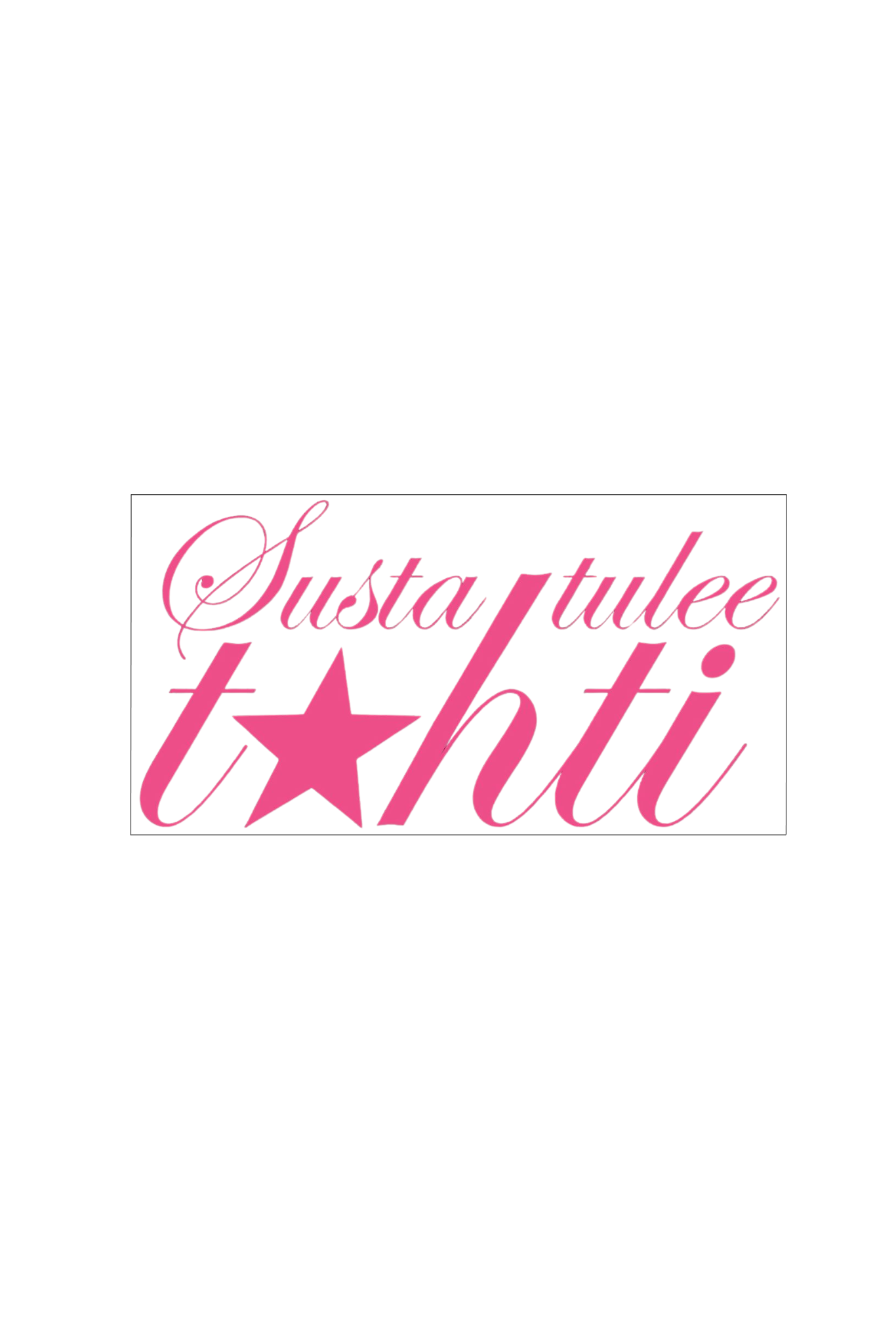 Susta tulee tähti siirtotatuointi / TARJOUS 3 kpl 10€