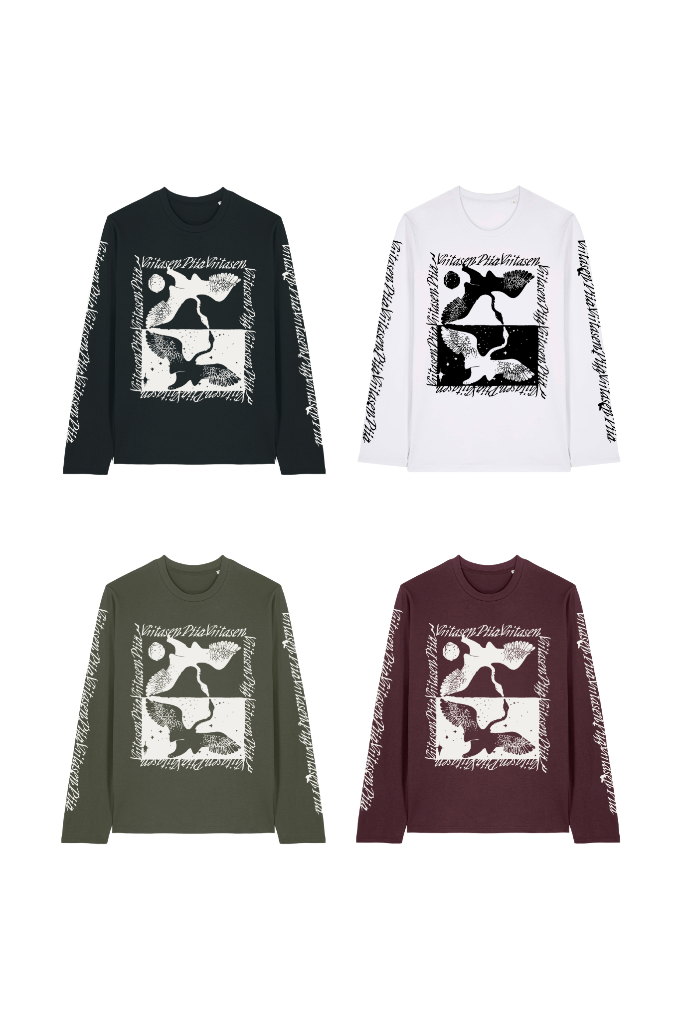 Joutsen longsleeve musta