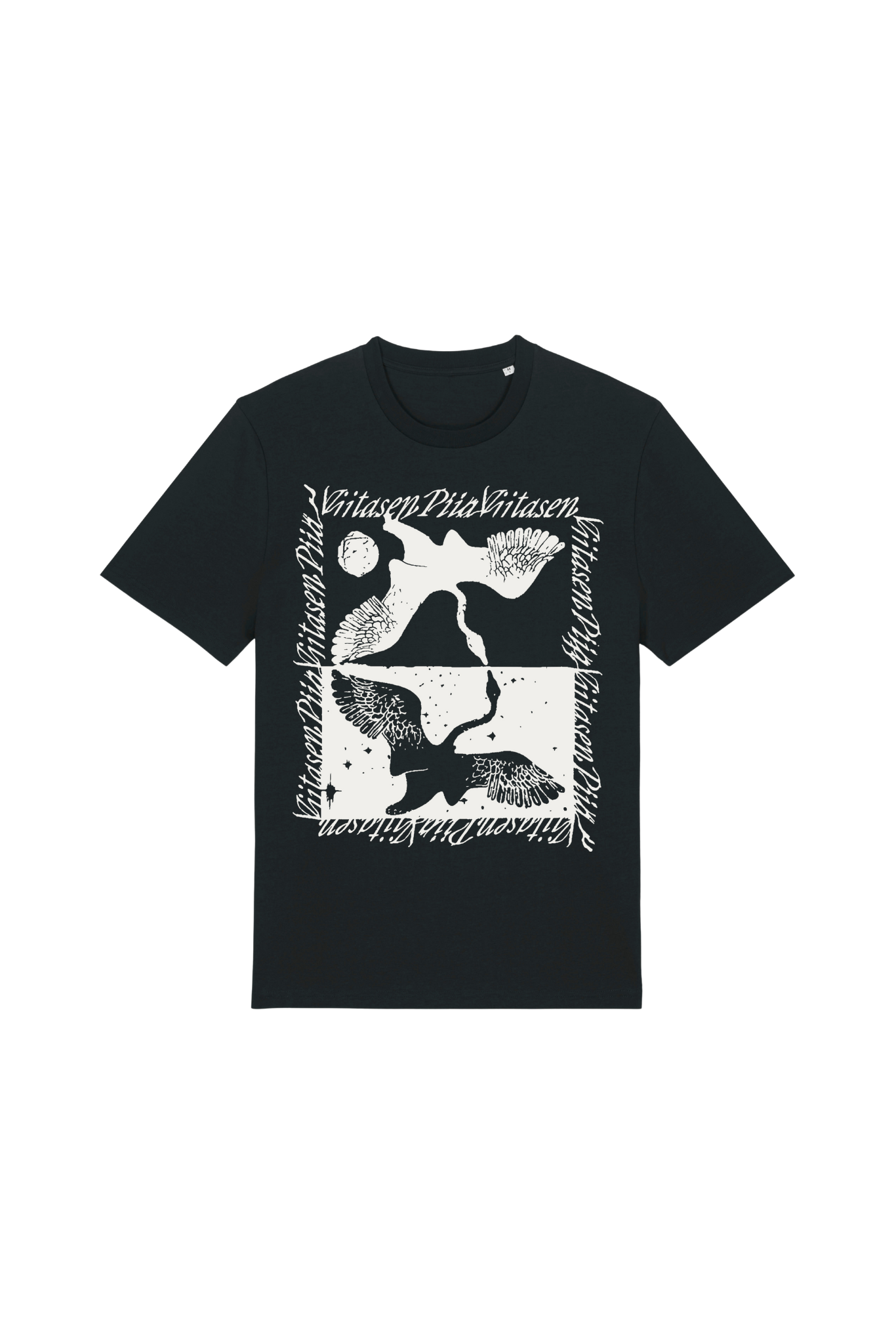 Joutsen t-paita musta