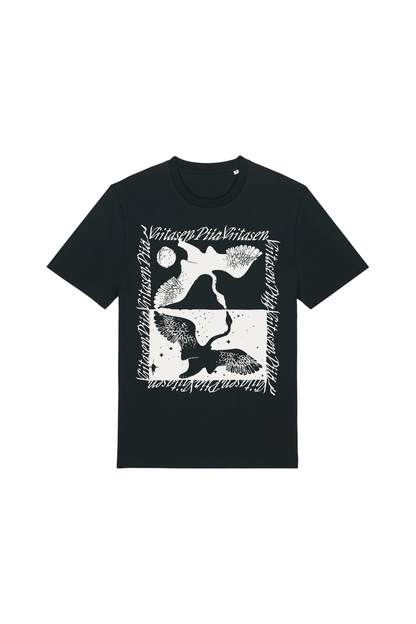 Joutsen t-paita musta